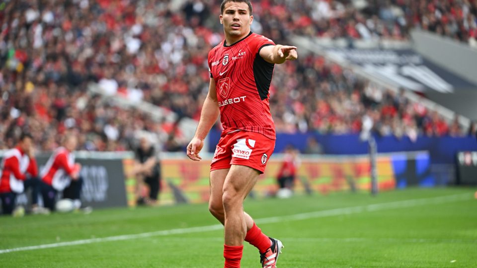 Antoine DUPONT of Stade Toulousain during the Investec Champions Cup Semi final match between Toulouse and Harlequins at Stade Ernest Wallon on May 5, 2024 in Toulouse, France.(Photo by Anthony Dibon/Icon Sport)   - Photo by Icon Sport