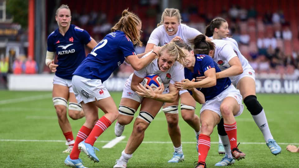 Alex Matthews of England during the International Friendly match at Kingsholm Stadium, Gloucester Picture by Jeremy Landey/Focus Images Ltd 07747773987 07/09/2024   - Photo by Icon Sport