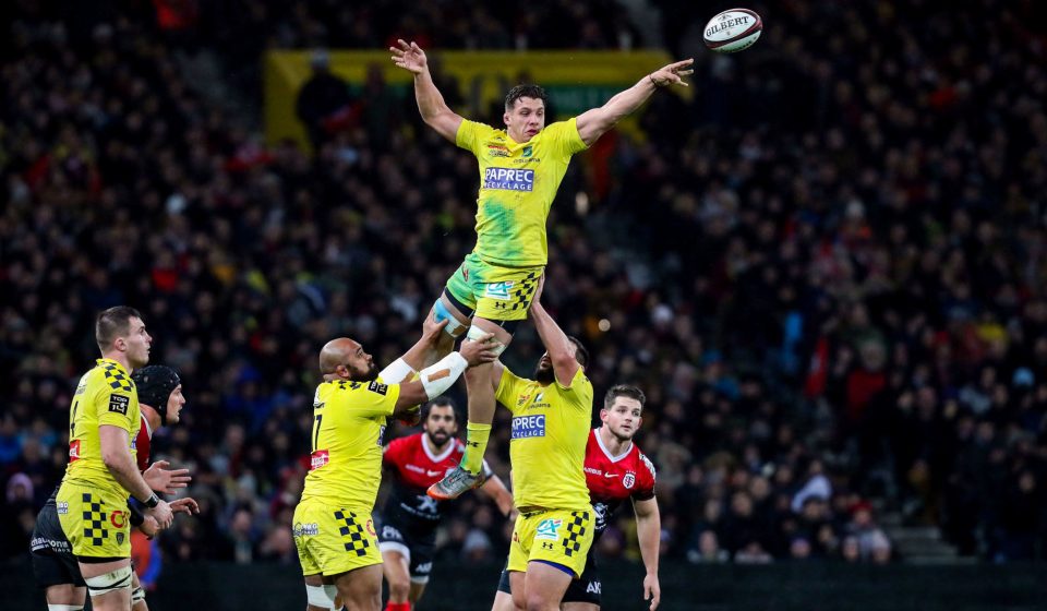 Alexandre FISCHER of Clermont during the Top 14 match between Toulouse and Clermont at Stade Ernest-Wallon on November 9, 2019 in Toulouse, France. (Photo by Manuel Blondeau/Icon Sport) - Alexandre FISCHER - Stade Ernest-Wallon - Toulouse (France)