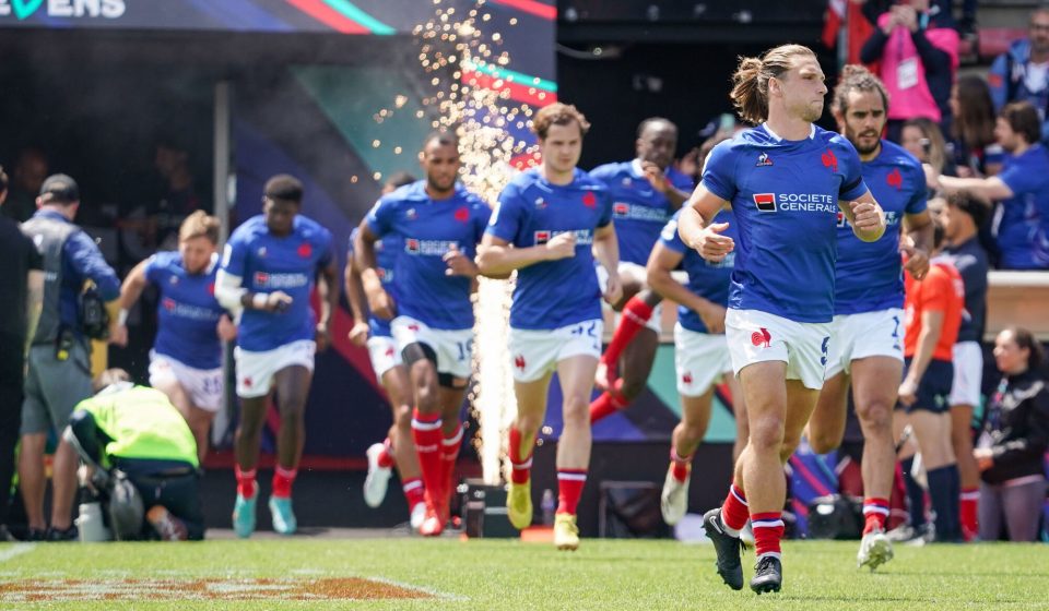 Stephen PAREZ EDO MARTIN of France during HSBC World Sevens - Day 1 on May 12, 2023 in Toulouse, France. (Photo by Pierre Costabadie/Icon Sport)