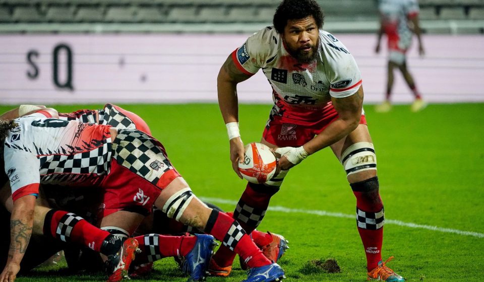 Peter SAILI of Valence Romans during the Pro D2 match between Biarritz and Valence at Parc des Sports Aguilera on January 8, 2021 in Biarritz, France. (Photo by Pierre Costabadie/Icon Sport) - Parc des Sports d'Aguilera - Biarritz (France)