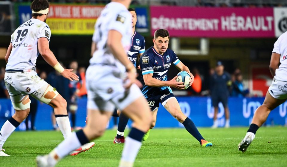 Anthony BOUTHIER of Montpellier during the Top 14 match between Montpellier and Bordeaux at GGL Stadium on April 24, 2022 in Montpellier, France. (Photo by Alexandre Dimou/Alexpress/Icon Sport)