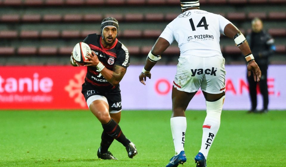 Pita AHKI of Toulouse  during the Top 14 match between Toulouse and Toulon on October 4, 2020 in Toulouse, France. (Photo by Alexandre Dimou/Icon Sport) - Pita AHKI - Stade Ernest-Wallon - Toulouse (France)