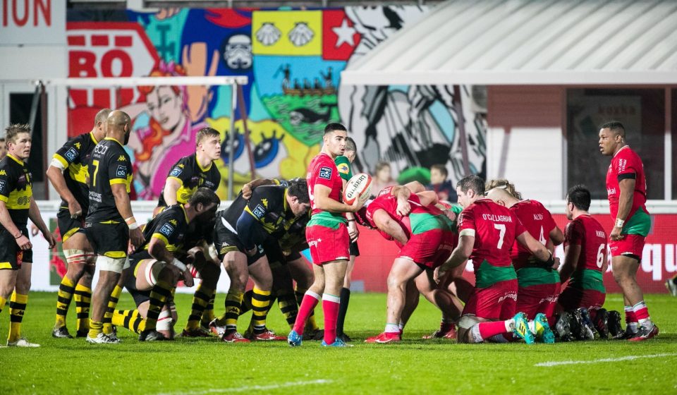 Barnabe COUILLOUD of Biarritz during the Pro D2 match between Biarritz and Carcassonne on January 10, 2020 in Biarritz, France. (Photo by JF Sanchez/Icon Sport) - Barnabe COUILLOUD