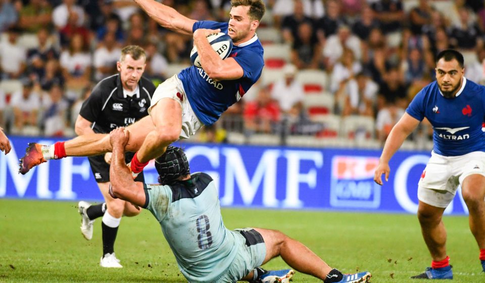 Damian Penaud of France during the test match between France and Scotland on August 17, 2019 in Nice, France. (Photo by Pascal Della Zuana/Icon Sport) -