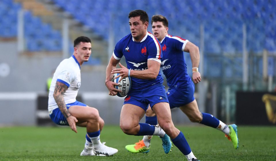 Arthur VINCENT of France during the Six Nations Tournament match between Italy and France at Olimpico stadium on February 6, 2021 in Rome, Italy. (Photo by Anthony Dibon/Icon Sport) - Stadio Olimpico - Rome (Italie)