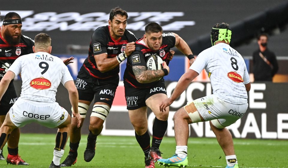 Cyril BAILLE of Stade Toulouse during the Top 14 Final match between Toulouse and La Rochelle at Stade de France on June 25, 2021 in Paris, France. (Photo by Anthony Dibon/Icon Sport) - Cyril BAILLE - Stade de France - Paris (France)