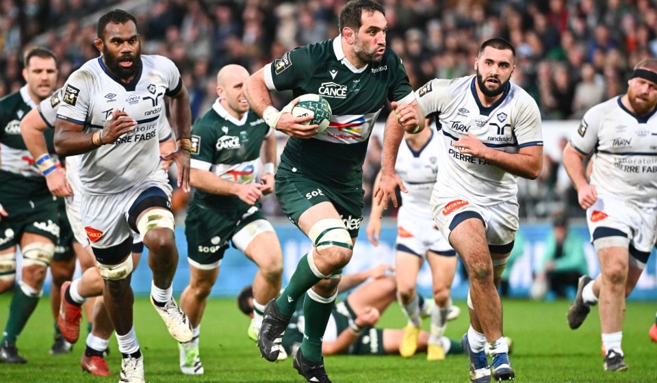 Samuel WHITELOCK of Section Paloise during the Top 14 match between Section Paloise and Castres Olympique at Stade du Hameau on February 3, 2024 in Pau, France. (Photo by Anthony Dibon/Icon Sport)