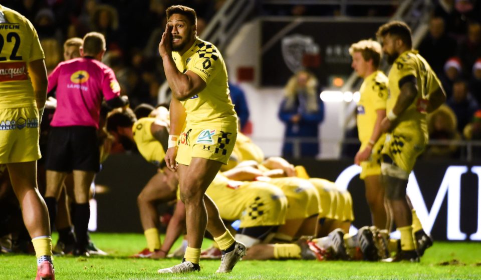 George MOALA of Clermont  during the Top 14 match between Toulon and Clermont on December 22, 2019 in Toulon, France. (Photo by Alexandre Dimou/Icon Sport) - George MOALA - Stade Felix Mayol - Toulon (France)