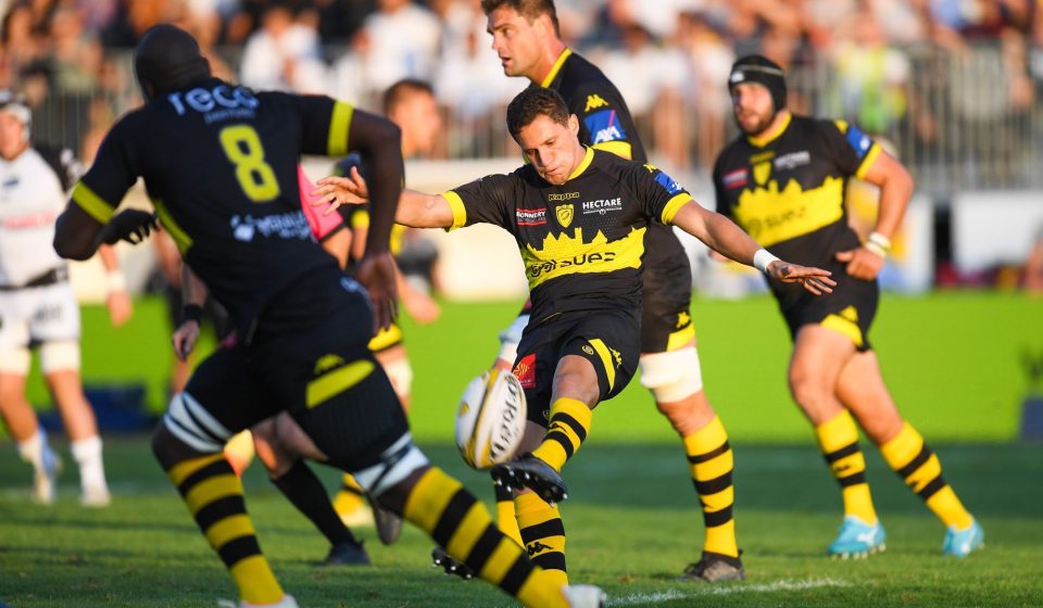 Gilles Bosch of Carcassonne during the Pro D2 match between Union sportive carcassonnaise XV and Rugby club Vanne on August 23, 2019 in Carcassonne, France. (Photo by Alexpress/Icon Sport)