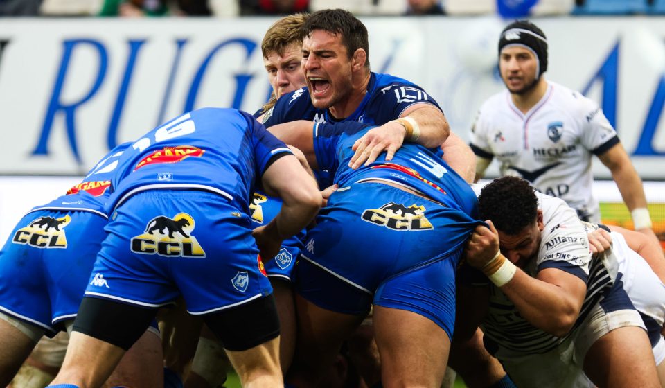 Loic JACQUET of Castres during the Top 14 match between Castres and Montpellier on 5 March, 2022 in Castres, France