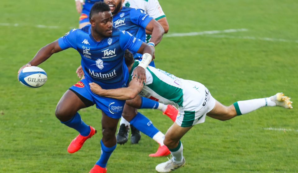 Filipo NAKOSI of Castres during the Top 14 match between Castres and Pau on March 27, 2021 in Castres, France. (Photo by Laurent Frezouls/Icon Sport) - Filipo NAKOSI - Stade Pierre Fabre - Castres (France)