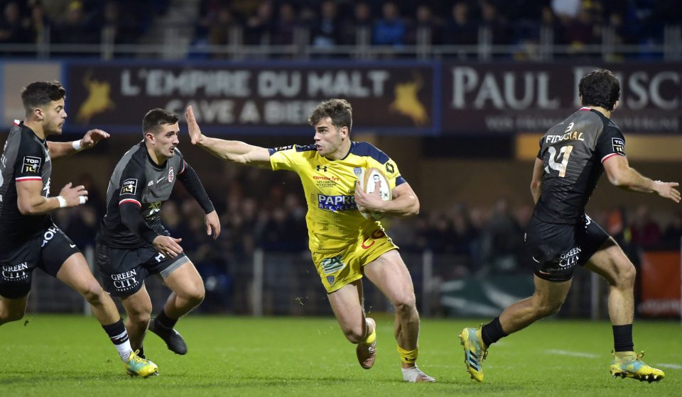 Damian Penaud of Clermont during the Top 14 match between Clermont and Toulouse on December 23, 2018 in Clermont, France. (Photo by Romain Lafabregue/Icon Sport)