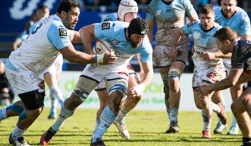 Pieter Jan VAN LILL of Bayonne during the Top 14 match between Bayonne and Agen at Stade Jean Dauger on January 26, 2020 in Bayonne, France. (Photo by JF Sanchez/Icon Sport) - Pieter-Jan Van LILL - Stade Jean Dauger - Bayonne (France)