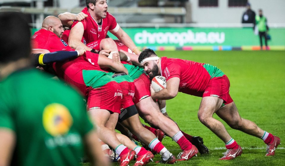 Romain RUFFENACH of Biarritz during the Pro D2 match between Biarritz and Carcassonne on January 10, 2020 in Biarritz, France. (Photo by JF Sanchez/Icon Sport) - Romain RUFFENACH