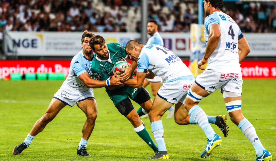 Charly Malie of Pau during the Test match between Bayonne and Pau on 9th August 2019 Photo : Icon Sport