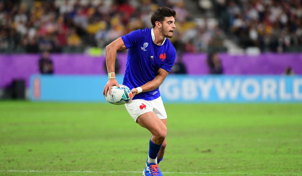 Romain NTAMACK of France during the Rugby World Cup 2019 Quarter Final match between Wales and France on October 20, 2019 in Oita, Japan. (Photo by Dave Winter/Icon Sport) - Romain NTAMACK - Oita Stadium - Oita (Japon)