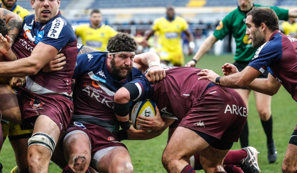 Clement MAYNADIER of Bordeaux during the Top 14 match between Clermont and Union Bordeaux Begles at Parc des Sports Marcel Michelin on January 30, 2021 in Clermont-Ferrand, France. (Photo by Romain Biard/Icon Sport) - Clement MAYNADIER - Stade Marcel Michelin - Clermont Ferrand (France)