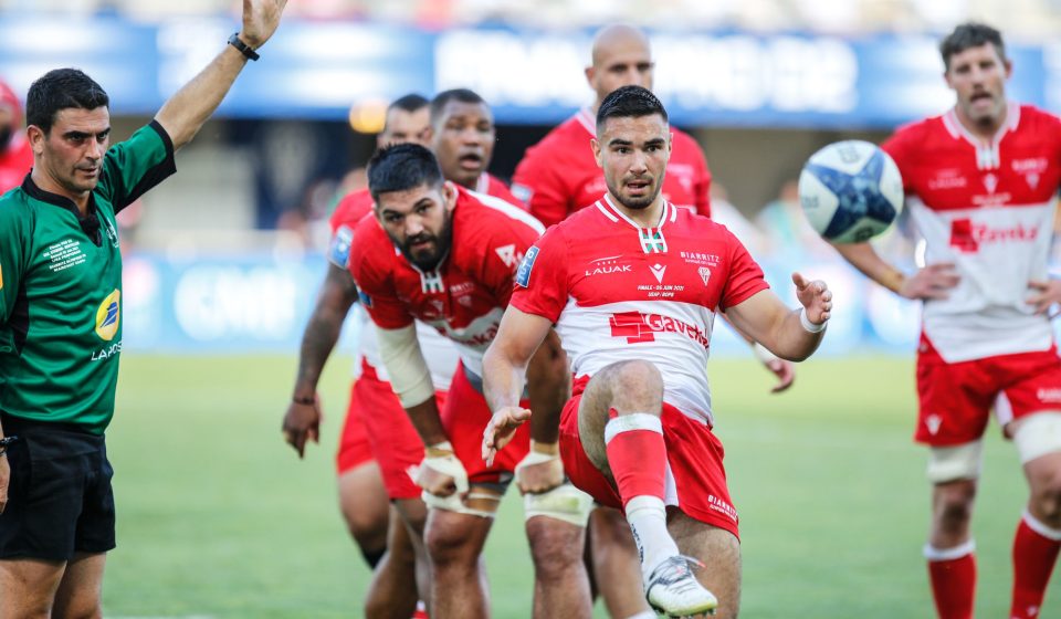 Barnabe COUILLOUD of Biarritz during the play-off match Pro D2 between Perpignan and Biarritz on June 5, 2021 in Montpellier, France. (Photo by Johnny Fidelin/Icon Sport)