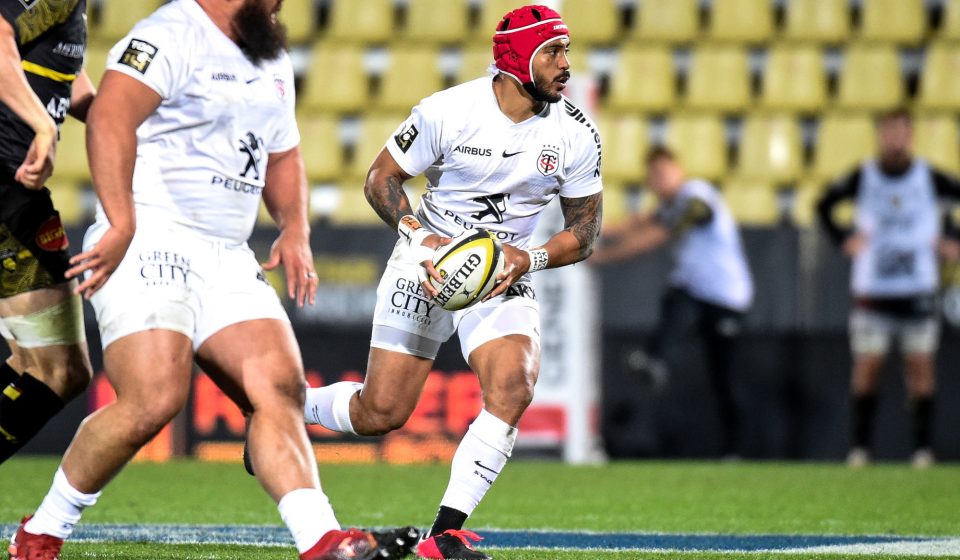 Pita AHKI of Stade Toulousain during the Top 14 match between La Rochelle and Toulouse on February 27, 2021 in La Rochelle, France. (Photo by Hugo Pfeiffer/Icon Sport) - Pita AHKI - Stade Marcel-Deflandre - La Rochelle (France)