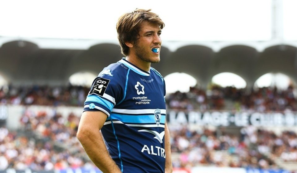 Demetri Catrakilis of Montpellier  during the French Top 14 match between Union Bordeaux-Begles and Montpellier at Stade Chaban-Delmas on September 4, 2016 in Bordeaux, France. (Photo by Manuel Blondeau/Icon Sport )