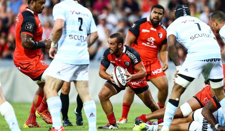 Samuel Marques of Toulouse during a friendly match between Toulouse and Racing 92 at Stade Ernest Wallon on August 5, 2016 in Toulouse, France. (Photo by Manuel Blondeau/Icon Sport)