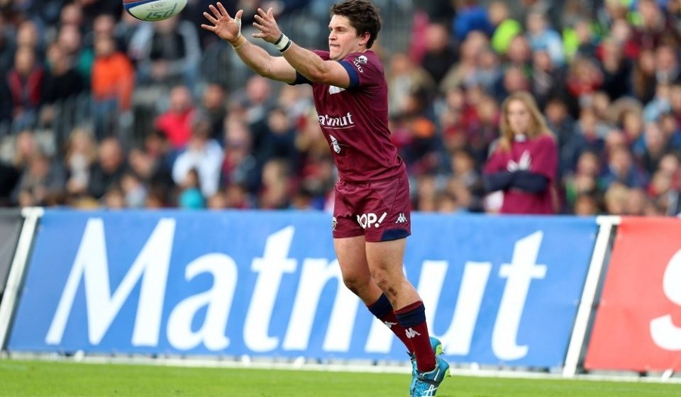 Simon Hickey of Bordeaux during the Top 14 match between Begles Bordeaux and Stade Francais Paris on November 5, 2016 in Bordeaux, France. (Photo by Manuel Blondeau/Icon Sport)