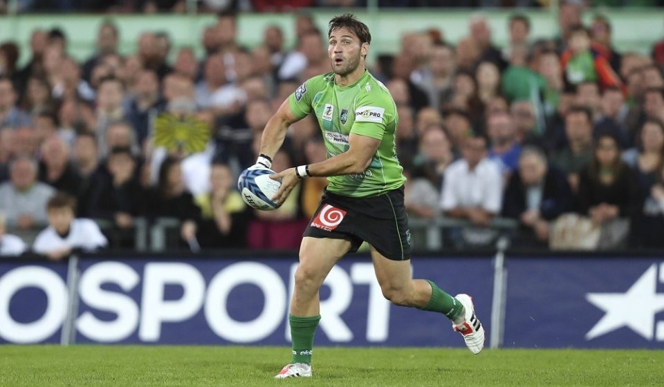 Riaan Swanepoel of Montauban during the Pro D2 semi final match between Montauban and Mont de Marsan on May 13, 2017 in Montauban, France. (Photo by Manuel Blondeau/Icon Sport)