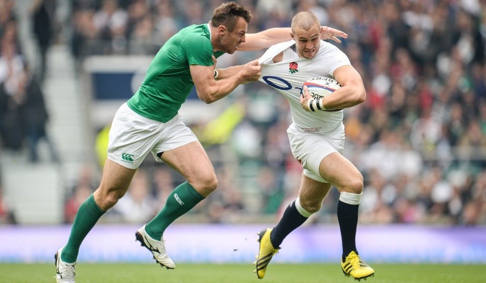 Tommy Bowe / Mike Brown - 05.09.2015 - Angleterre / Irlande - Test Match