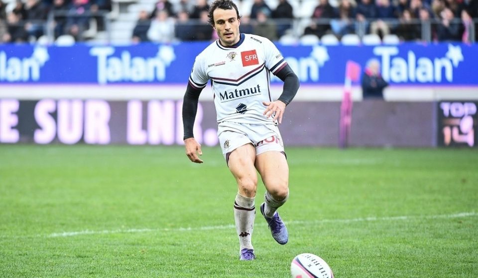 Nans Ducuing of UBB during the French Top 14 match between Stade Francais and Bordeaux Begles at Stade Jean Bouin on March 5, 2017 in Paris, France. (Photo by Anthony Dibon/Icon Sport)