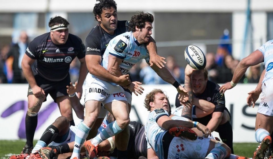 Maxime Machenaud / Billy Vunipola - 05.04.2015 - Racing Metro 92 / Sarances - 1/4Finale European Champions Cup