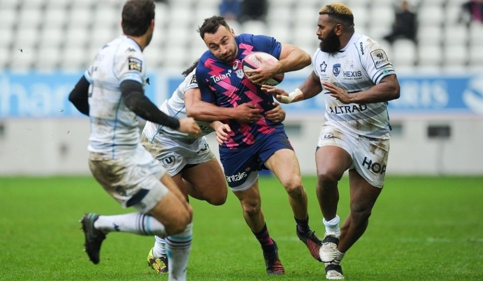 Jeremy Sinzelle of Stade Francais during the Top 14 match between Stade Francais and Montpellier on November 20, 2016 in Paris, France. ( Photo by Andre Ferreira / Icon Sport )