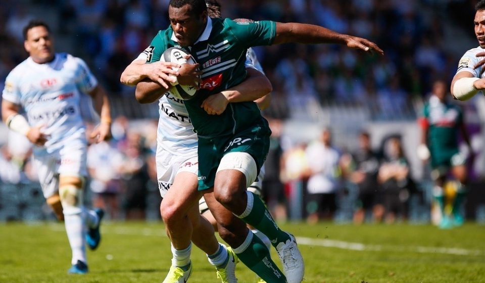 Watisoni Votu of Pau during the Top 14 match between Racing 92 and Section Paloise Pau on April 9, 2017 in Colombes, France. (Photo by Johnny Fidelin/Icon Sport)