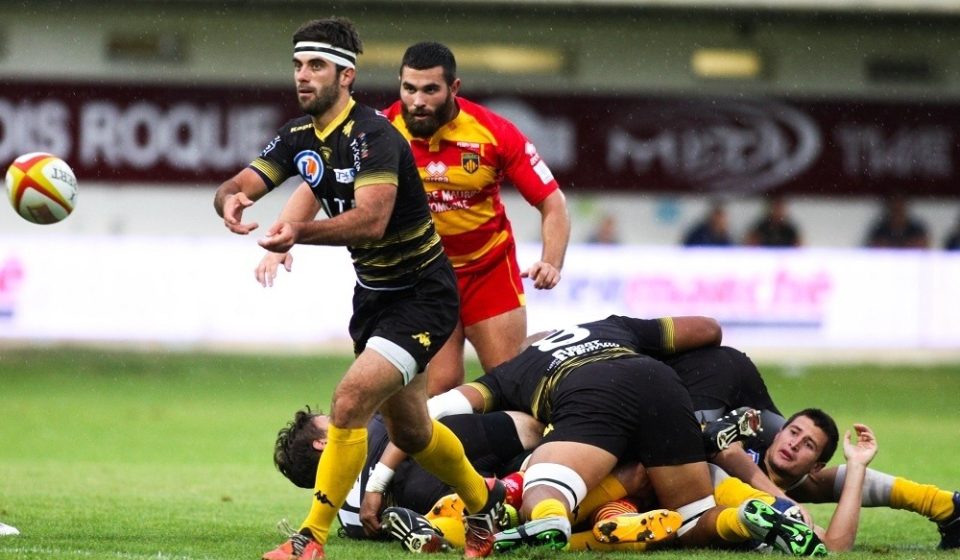 Emmanuel SAUBUSSE - 04.09.2015 - Perpignan / Mont de Marsan - 3eme journee de Pro D2