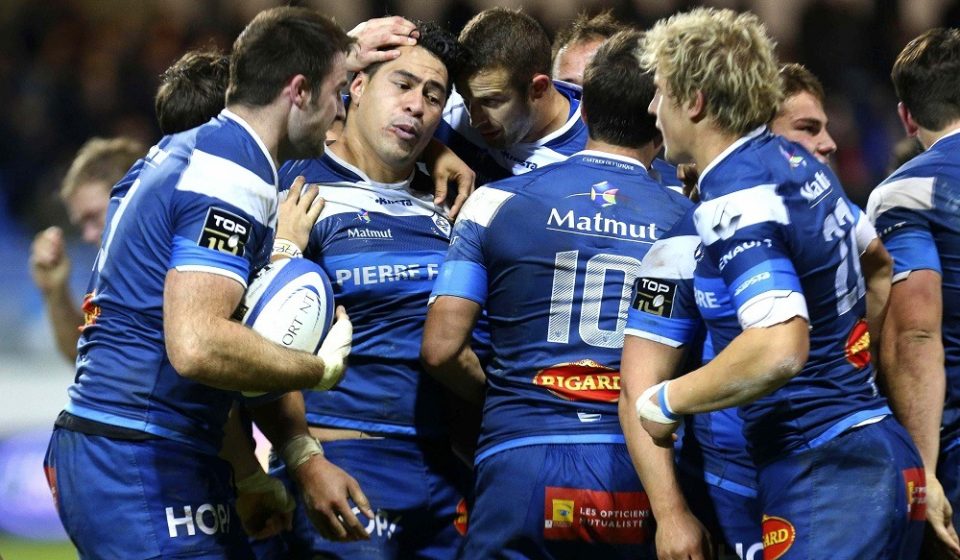 Joie Alex Tulou - 05.12.2015 - Castres / Montpellier - 10e journee Top 14