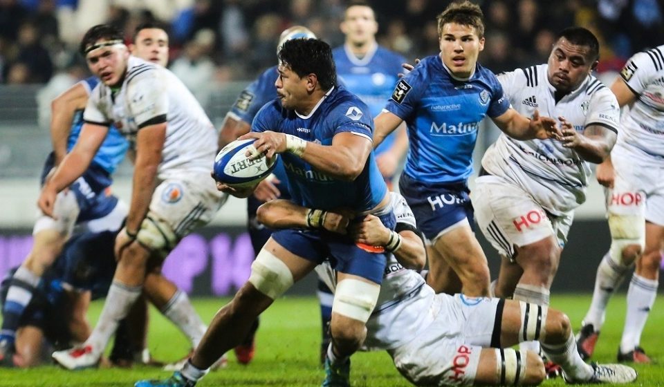 Alex Tulou during the Top 14 match between Castres and Brive on 12th November 2016