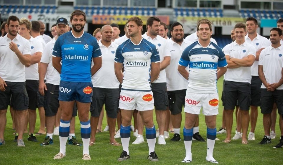 new jersey of Castres olympique during the presentation of the new players of Castres, on july 22nd 2016 in Castres, France. (Photo by Laurent Frezouls/Icon Sport)