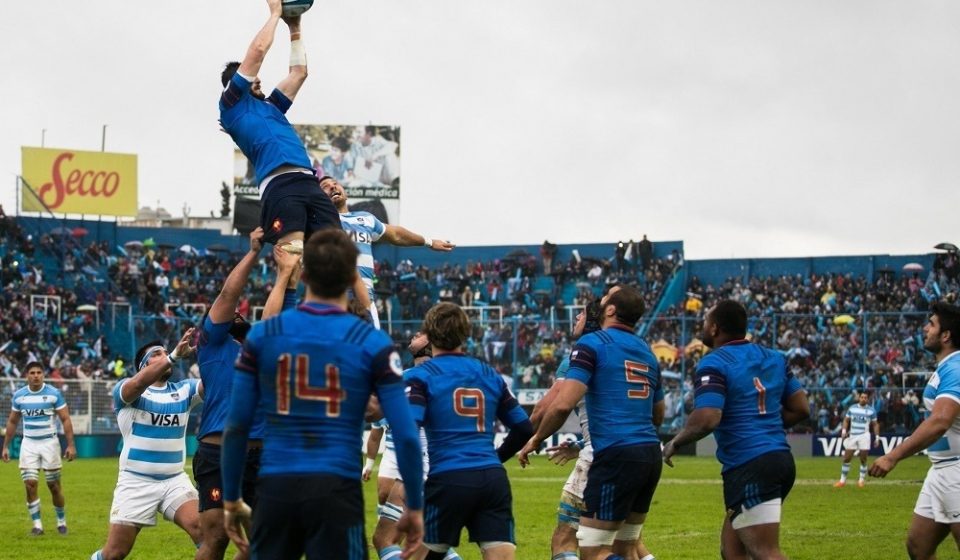 TUCUMAN (ARGENTINA), June 25, 2016: Team France during the Second International Test Match between Argentina and France at Jose Fierro AtlÃ©tico Tucuman Stadium, on Saturday, June 25, 2016 in Tucuman, Argentina. (photo by Juan Gasparini/Gaspafotos/Icon Sport)