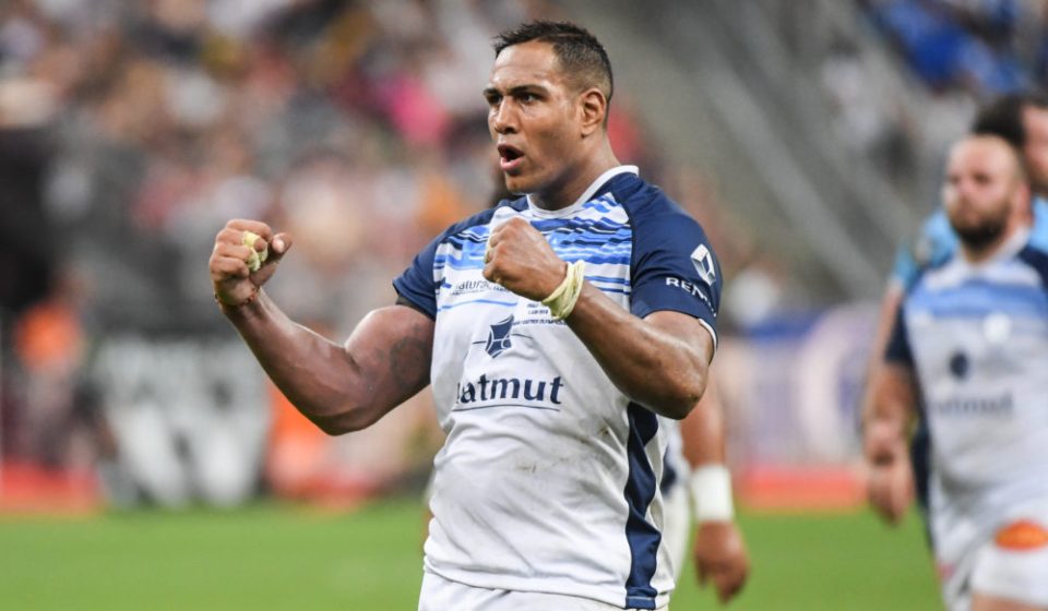 Mathieu Babillot of Castres celebrates the victory during the French Final Top 14 match between Montpellier and Castres at Stade de France on June 2, 2018 in Paris, France. (Photo by Anthony Dibon/Icon Sport)