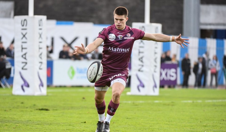 Matthieu Jalibert of Bordeaux during the Top 14 match between Racing 92 and  Union Begles Bordeaux   on October 28, 2017 in Colombes, France. (Photo by Anthony Dibon/Icon Sport)