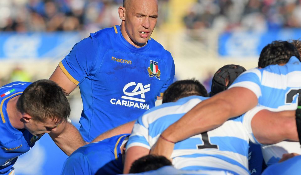 Sergio Parisse during the Autumn International match between Italy and Argentina on November 18 2017 in Firenze