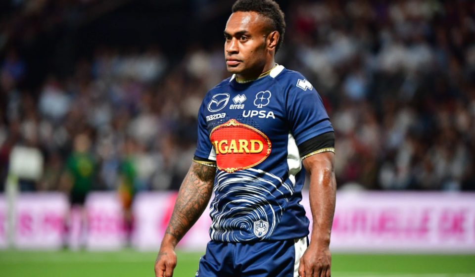 Benito Masilevu of Agen during the Top 14 match between Racing 92 and SU Agen at the Paris La Defense Arena on September 8, 2018 in Nanterre, France. (Photo by Dave Winter/Icon Sport)