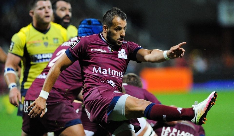 Julien AUDY of Bordeaux during the Top 14 rugby match between Clermont Auvergne and Bordeaux Begles on September 17, 2016 in Clermont, France. (Photo by Jean Paul Thomas/Icon Sport)