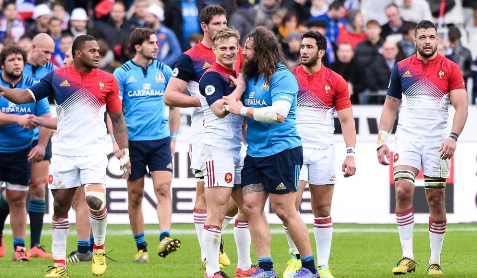 Jules PLISSON / Martin CASTROGIOVANNI - 06.02.2016 - France / Italie - Tournoi des 6 Nations