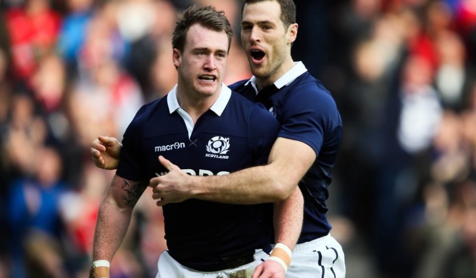 Joie Stuart Hogg / Tim Visser - 15.02.2015 - Ecosse / Pays de Galles - Tournoi des Six Nations -Murrayfield