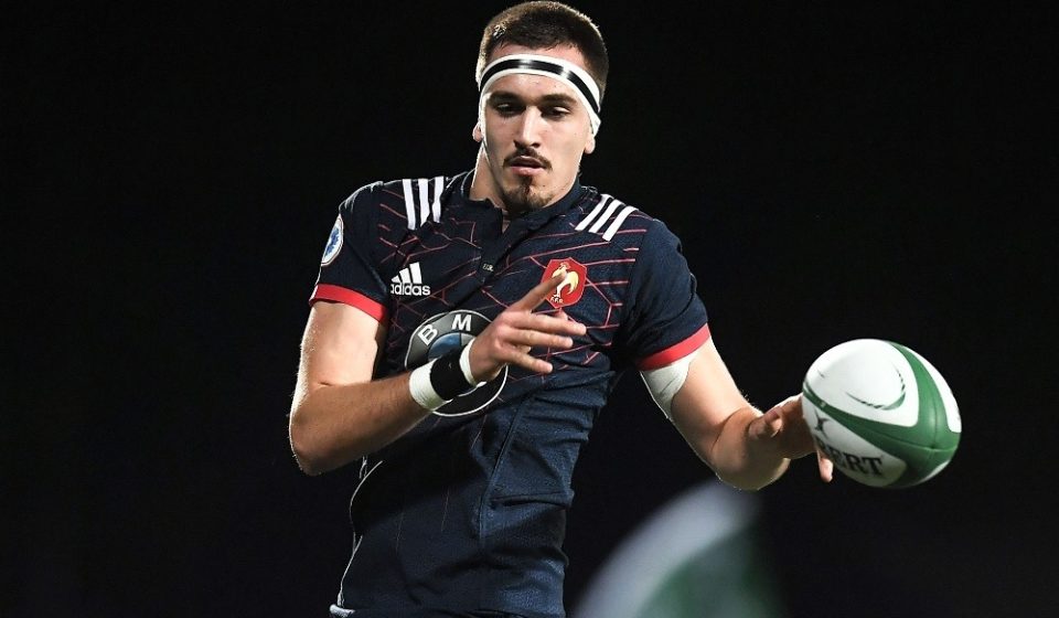 24 February 2017; Florian Verhaeghe of France during the RBS U20 Six Nations Rugby Championship match between Ireland and France at Donnybrook Stadium, in Donnybrook, Dublin. Photo : Brendan Moran / Sportsfile / Icon Sport