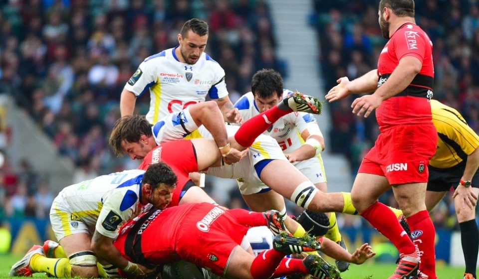 Damien CHOULY / Ruck - 02.05.2015 - Clermont / Toulon - Finale European Champions Cup -Twickenham