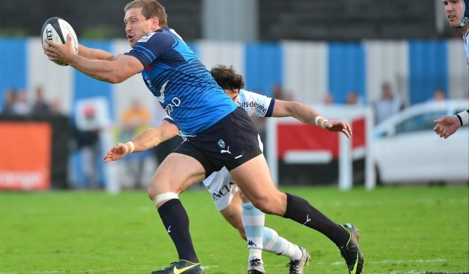 Francois Steyn of Montpellier during the rugby Top 14 match between Racing 92 and Montpellier at Stade Olympique Yves-du-Manoir on June 5, 2016 in Paris, France. (Photo by Dave Winter/Icon Sport)