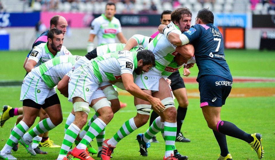 Julien PIERRE / Raphael LAKAFIA  - 23.08.2015 - Stade Francais / Pau - 1er journee de Top 14