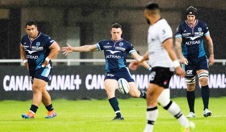 Paolo GARBISI of Montpellier during the Top 14 match between Montpellier and Lyon at Stade Olympique Yves-du-Manoir on October 30, 2021 in Paris, France. (Photo by Alexandre Dimou/Icon Sport) - Paolo GARBISI - GGL Stadium - Montpellier (France)